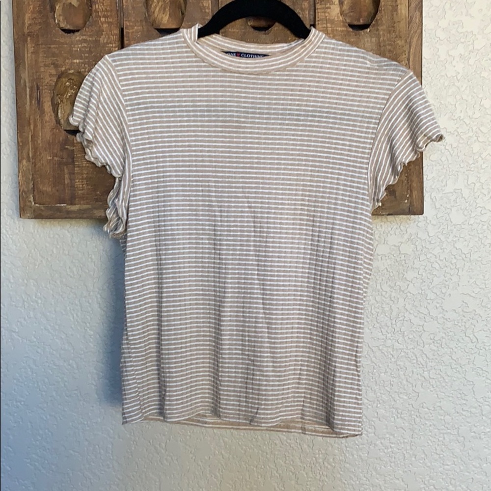 striped knit top